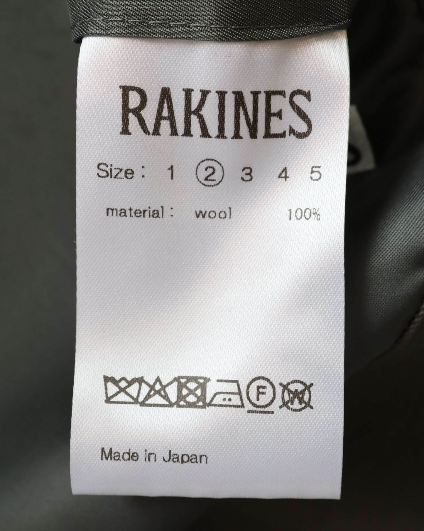 Ganshin wool gabardine - Dawson "Gray khaki"