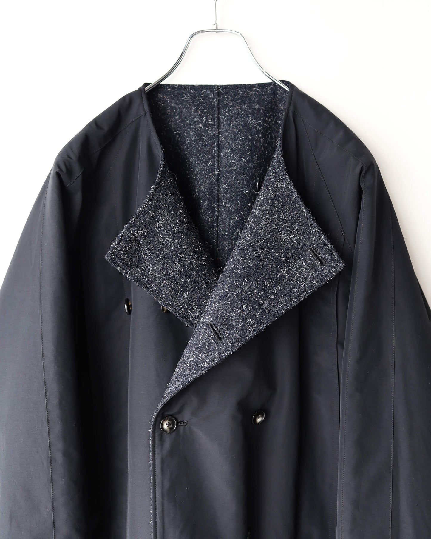U-TURN COAT "BLACK"