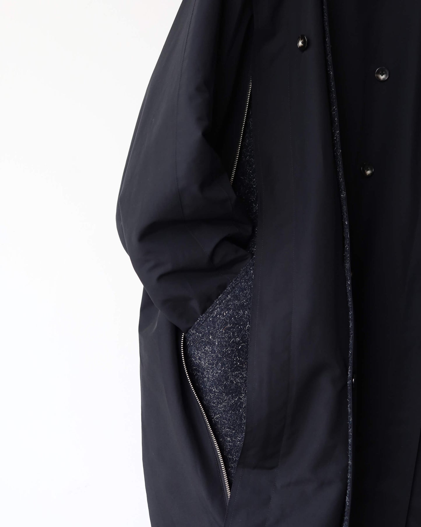 U-TURN COAT "BLACK"