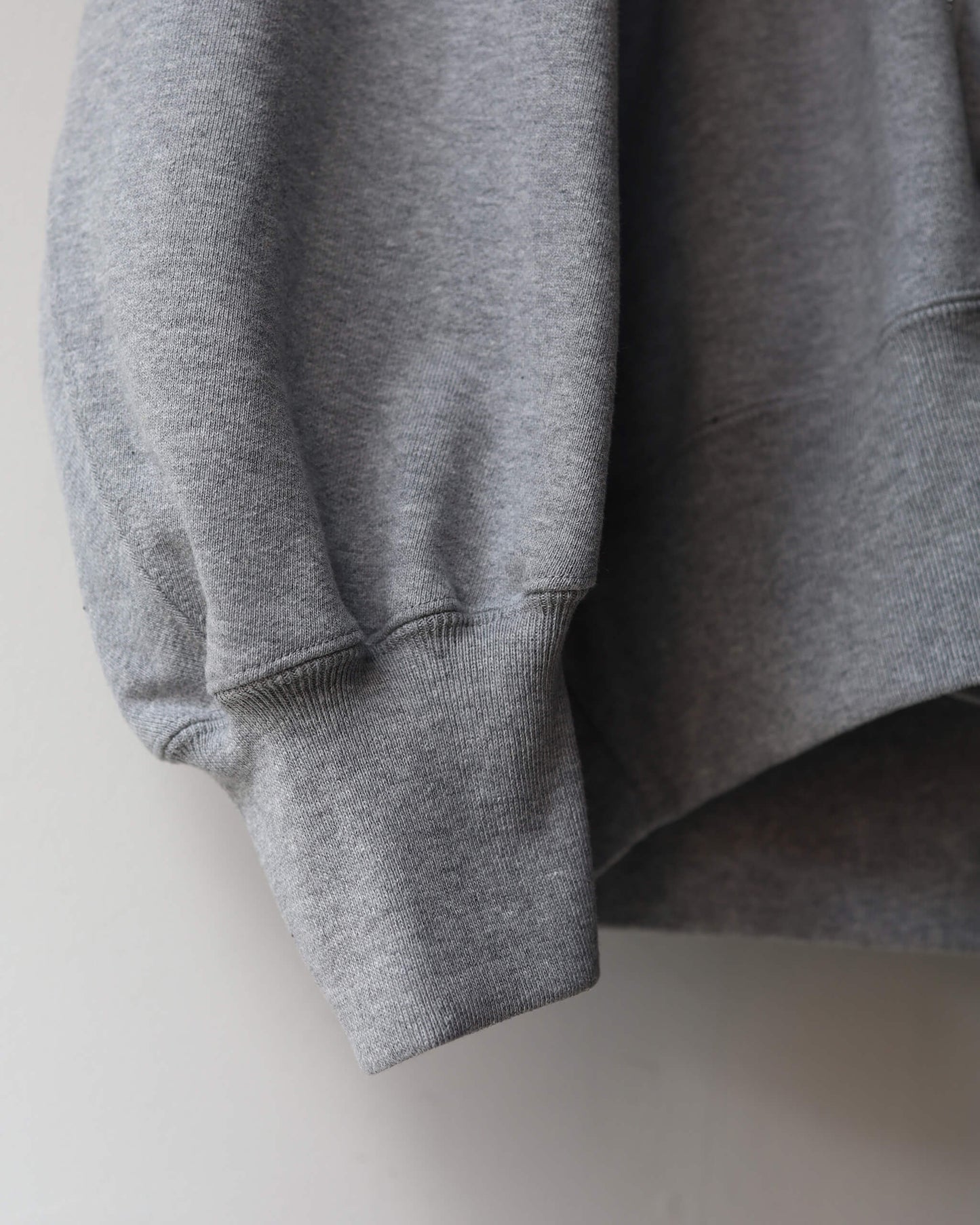 DOUBLE FRONT SWEAT HOODIE "Gr"