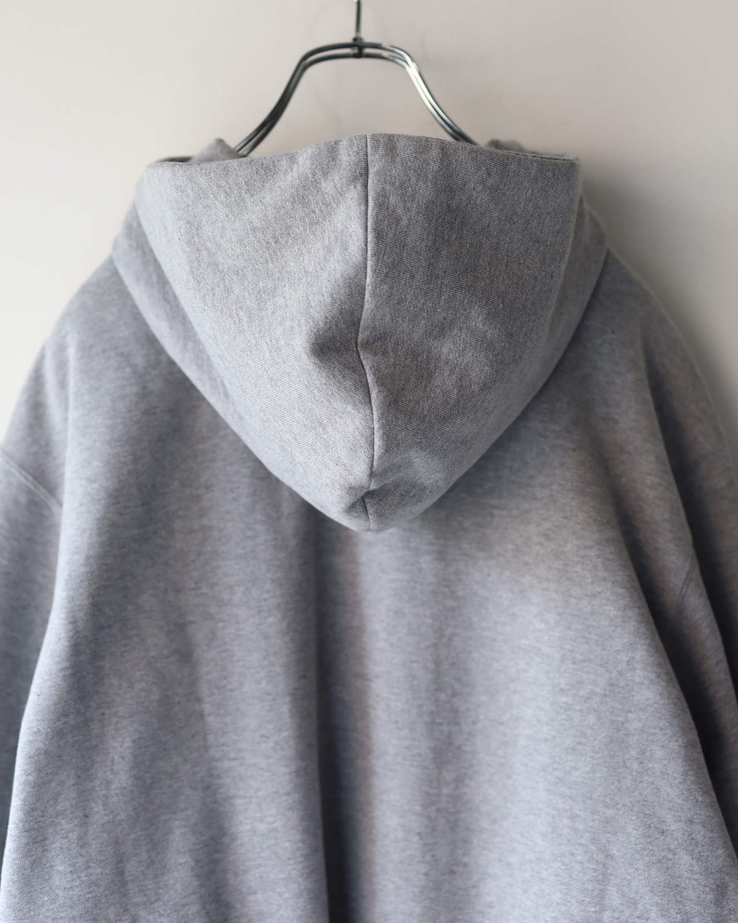 DOUBLE FRONT SWEAT HOODIE "Gr"