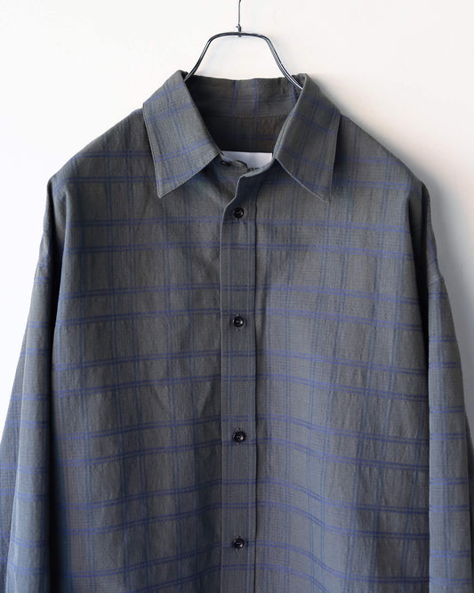 CHISHOLM SHIRT COTTON LINEN "CHECK"