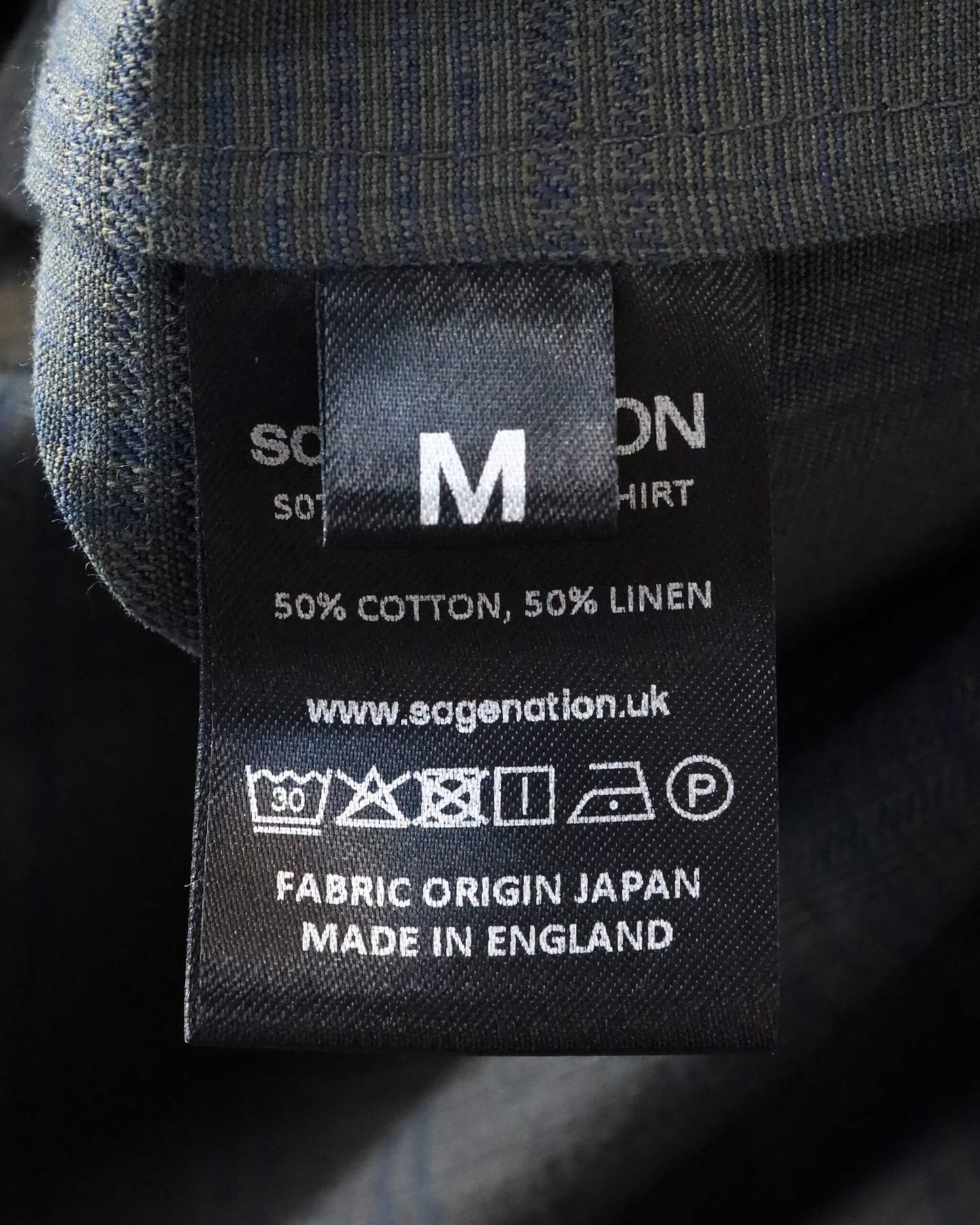 CHISHOLM SHIRT COTTON LINEN "CHECK"