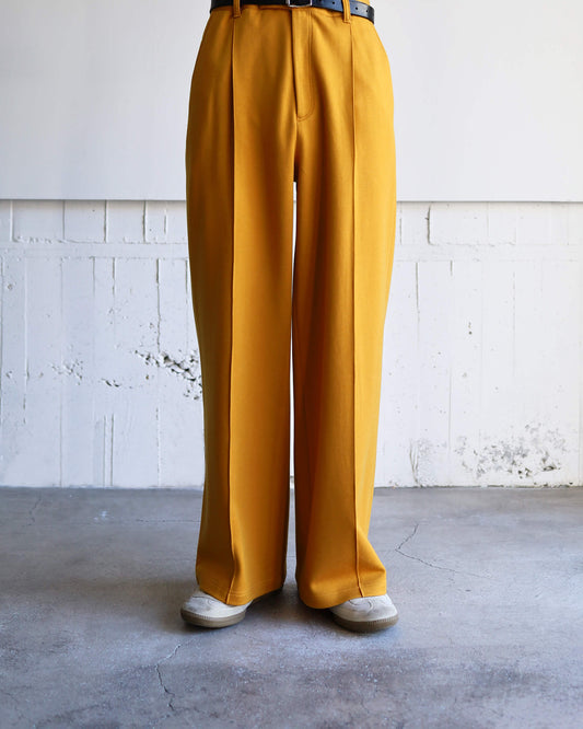 CUT AND SEWN WIDE SLACKS "Orange"