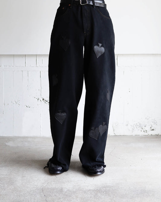 SPADE PATCH BUGGY REMAKE DENIM "BLACK"