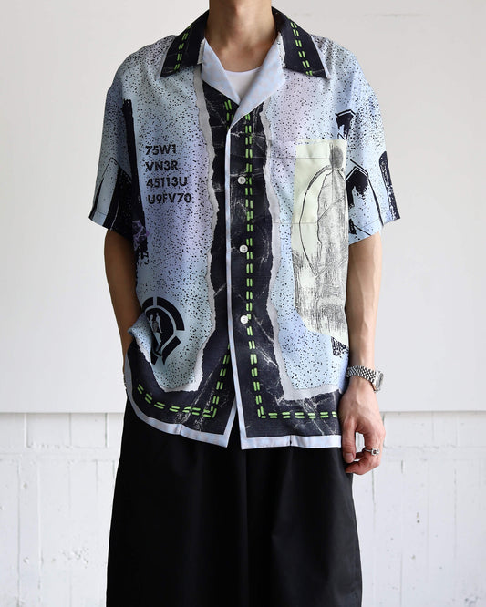 CODE SUMMER SHIRT "SAX"