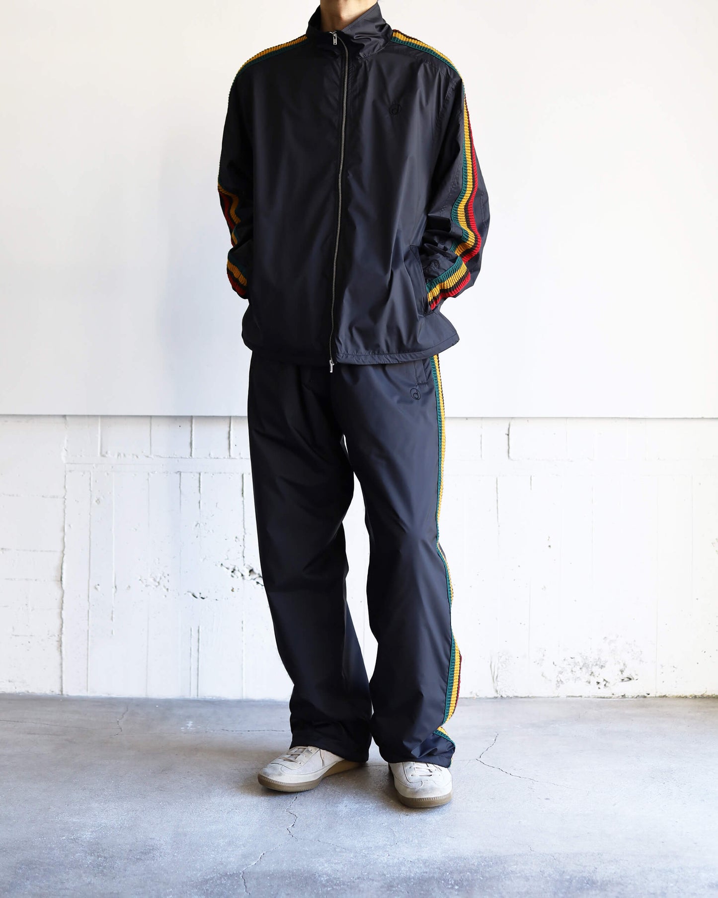 TRACK JACKET POLYESTER "BLACK"