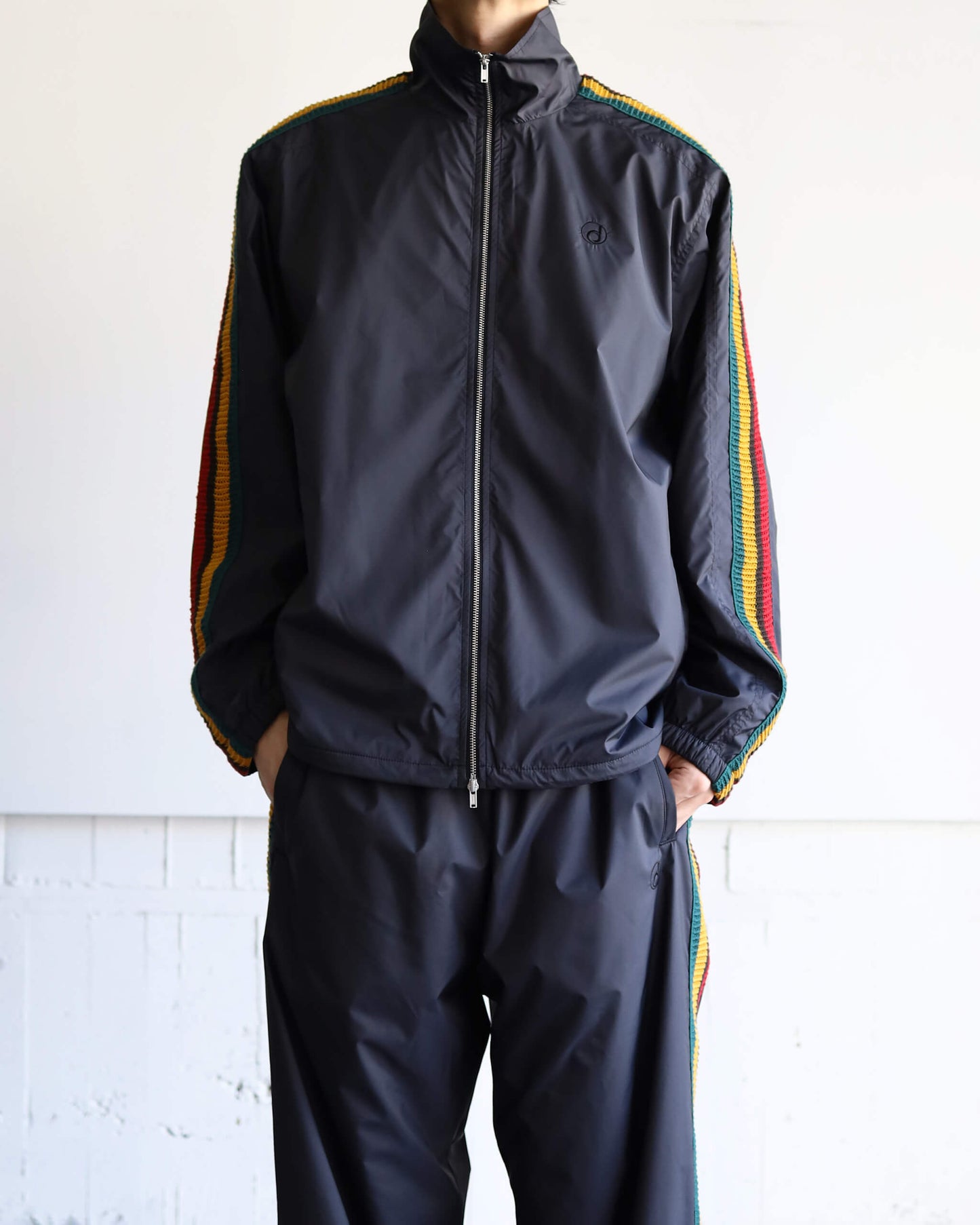TRACK JACKET POLYESTER "BLACK"
