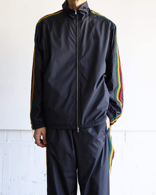 TRACK JACKET POLYESTER "BLACK"