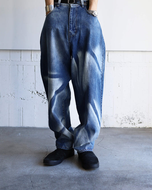 6 POCKET JEANS LAZER "NAVY"