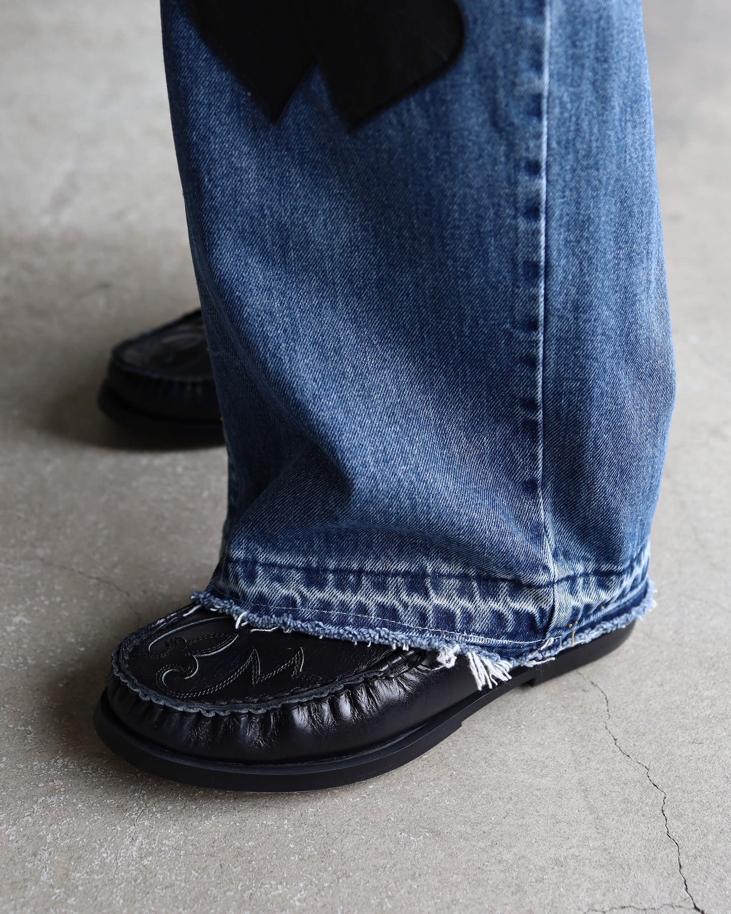 WESTERN LOAFERS "BLACK"