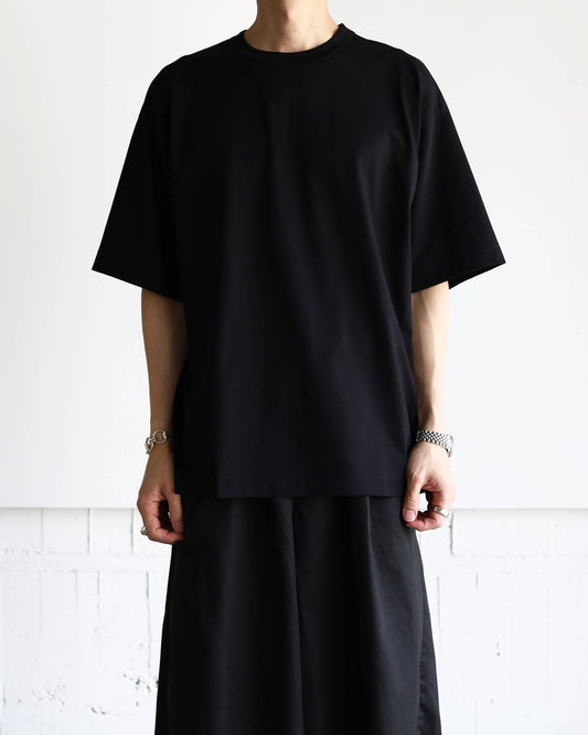 COMFORT FIT Tee GIZA 80/3 KNIT "BLACK"