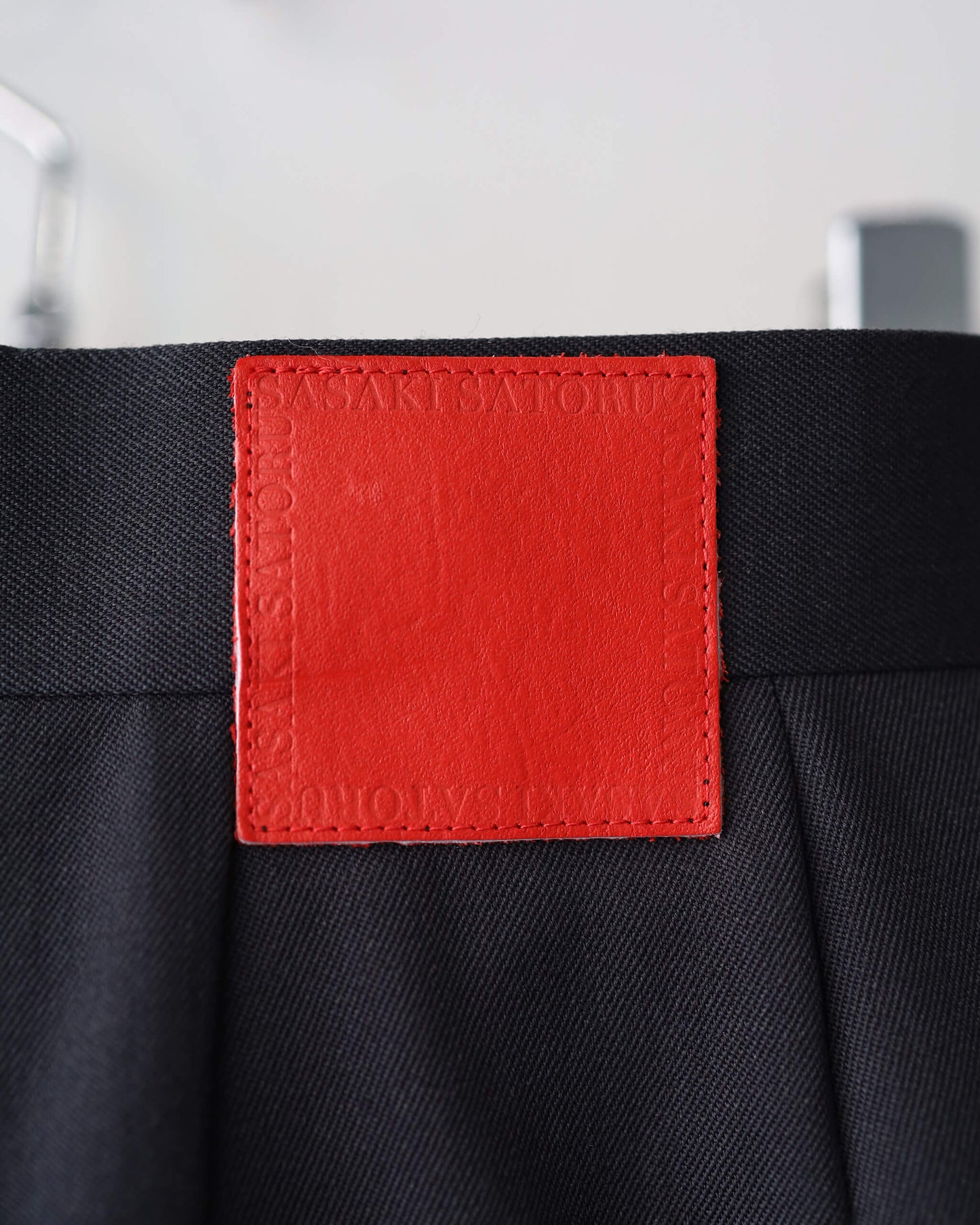 SINGLE TUCK WIDE TROUSER "Charcoal"