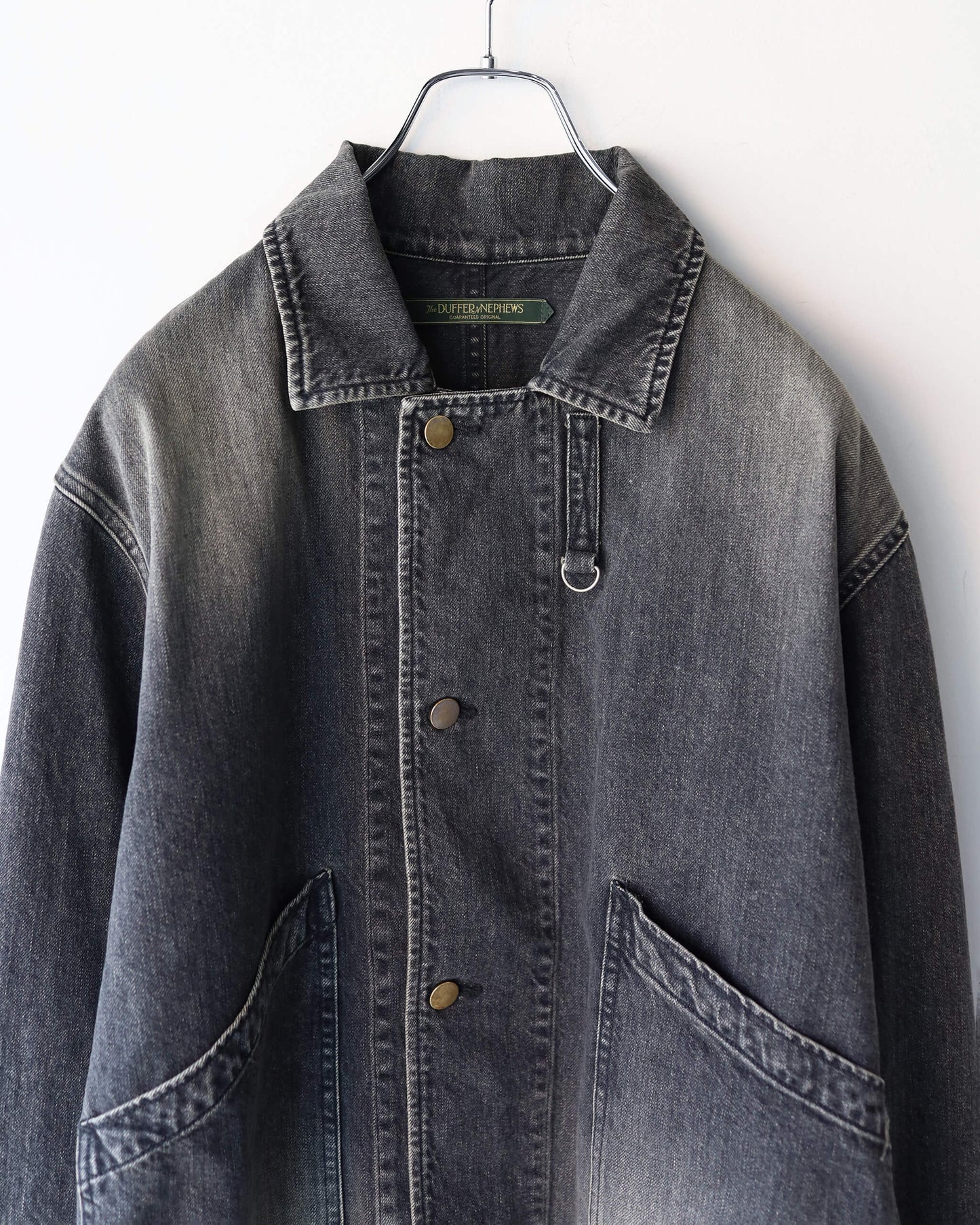 DENIM WORK JACKET "BLACK WASH"