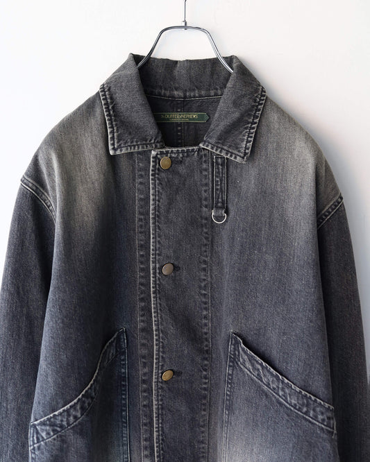 DENIM WORK JACKET "BLACK WASH"