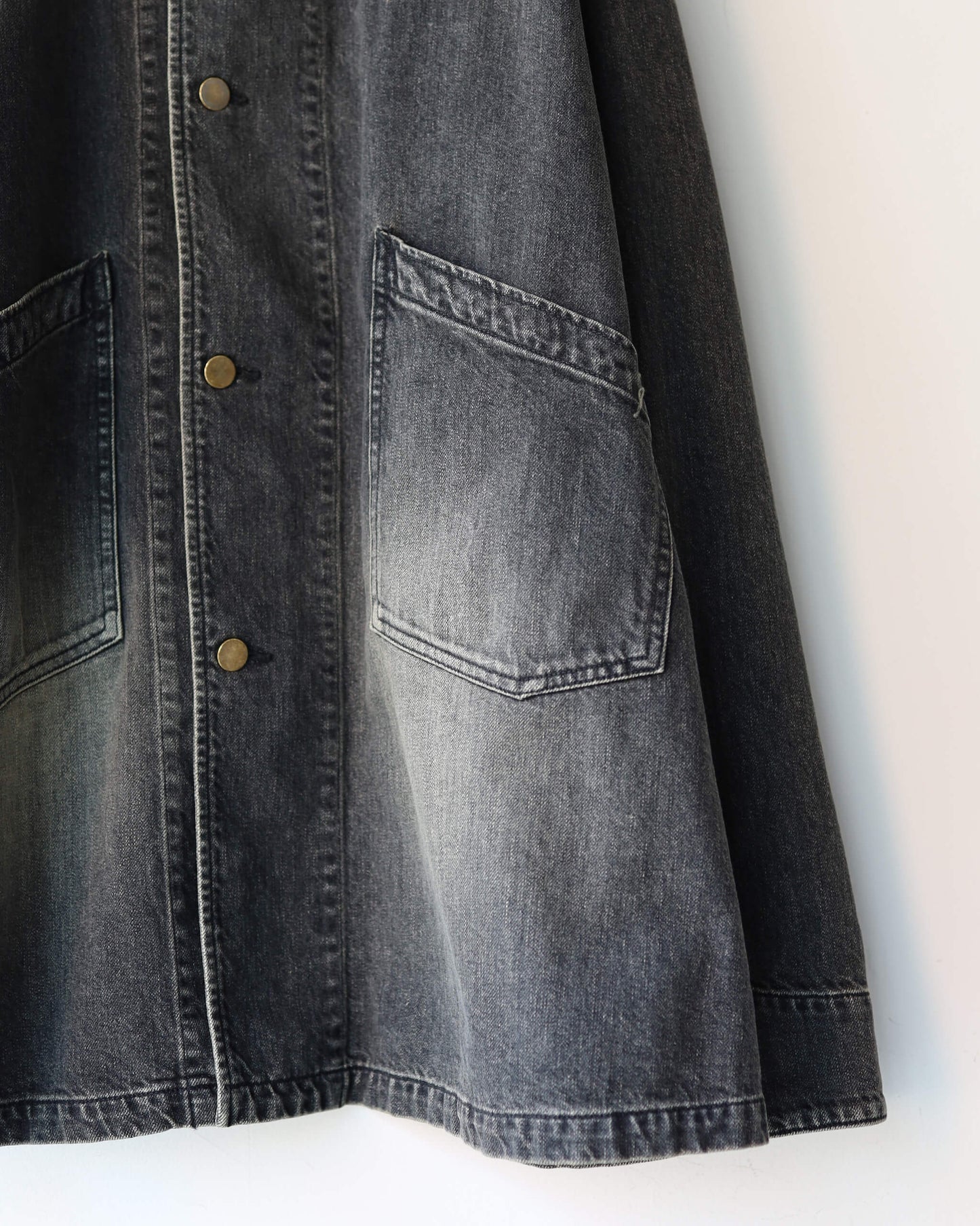 DENIM WORK JACKET "BLACK WASH"