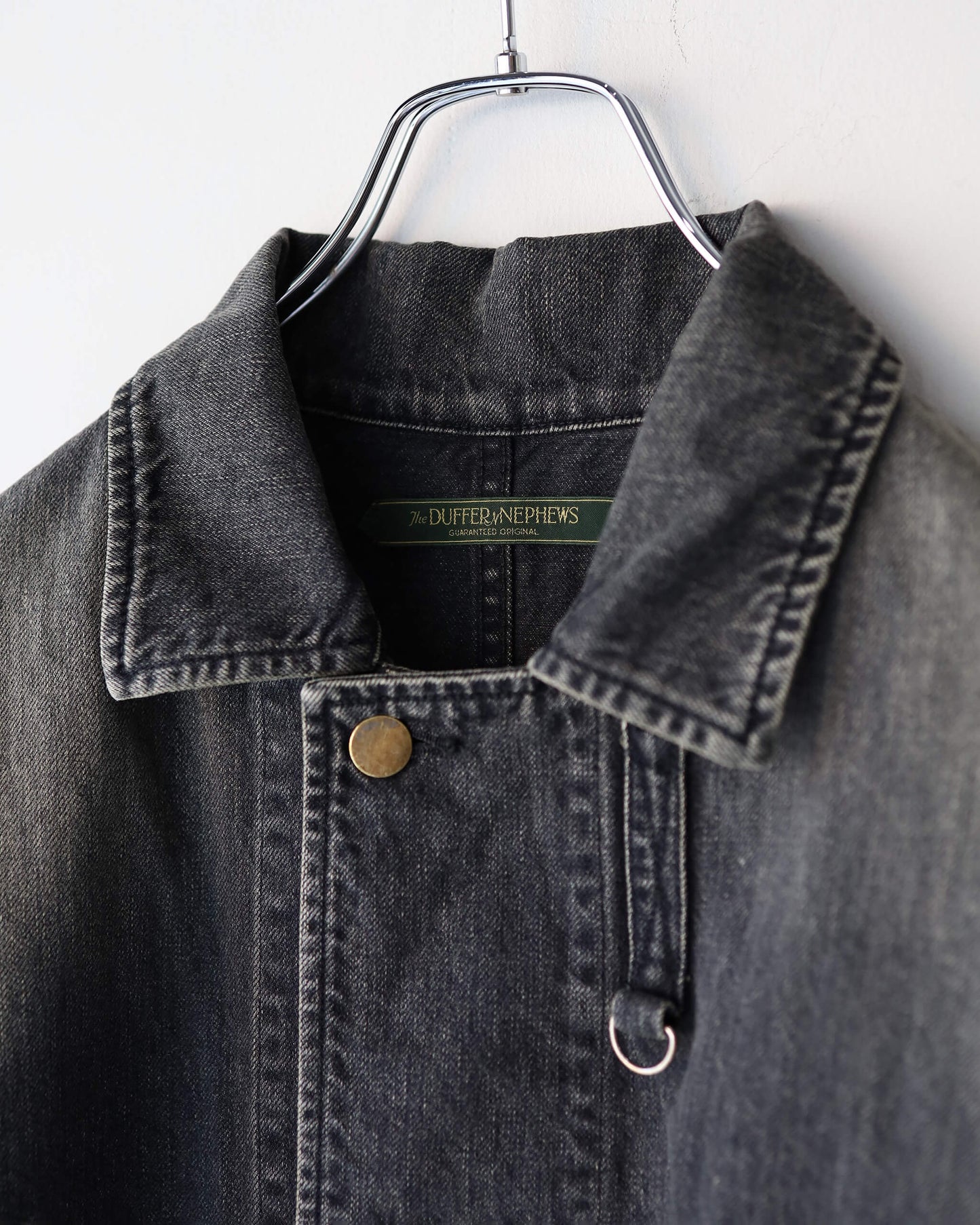 DENIM WORK JACKET "BLACK WASH"
