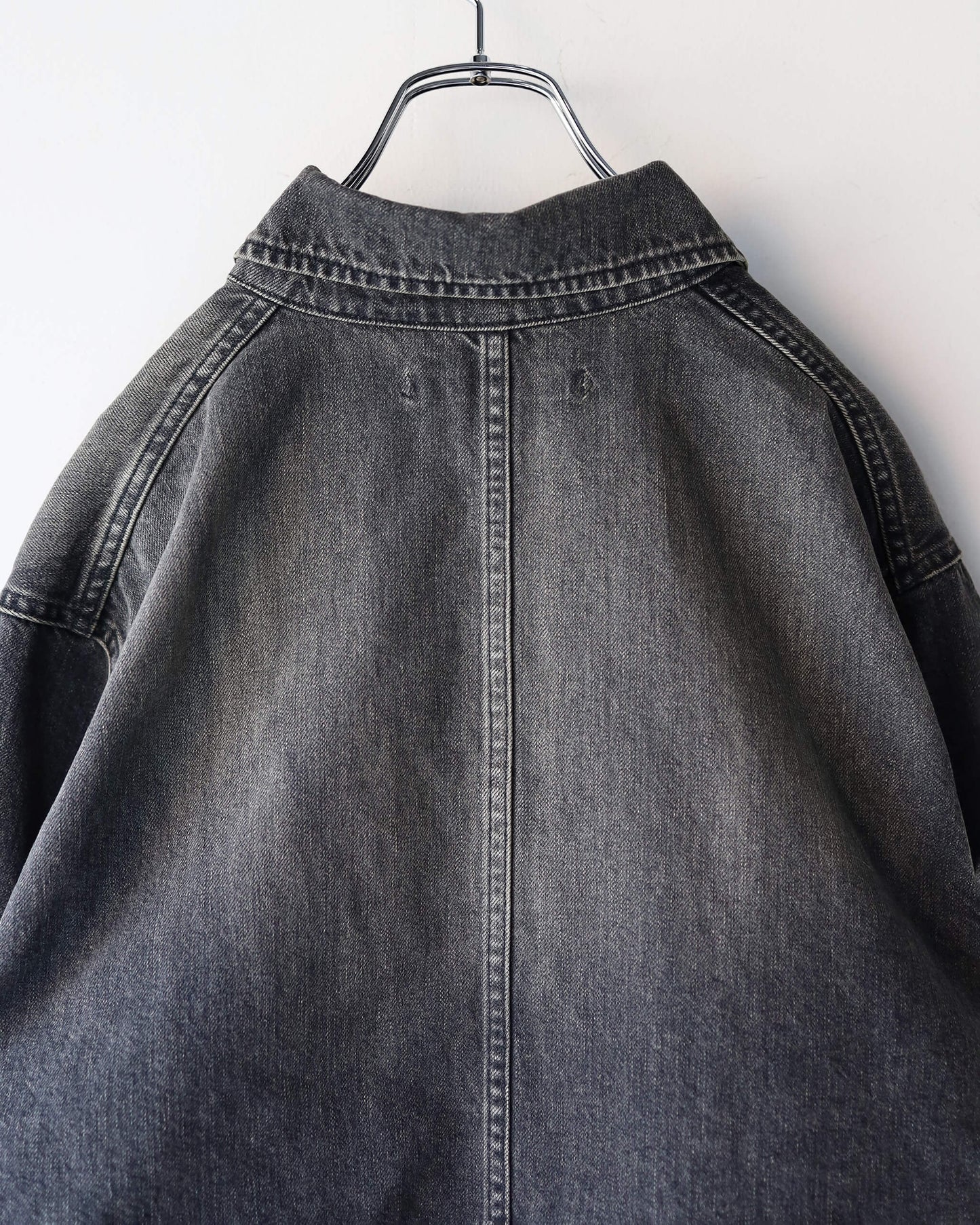 DENIM WORK JACKET "BLACK WASH"
