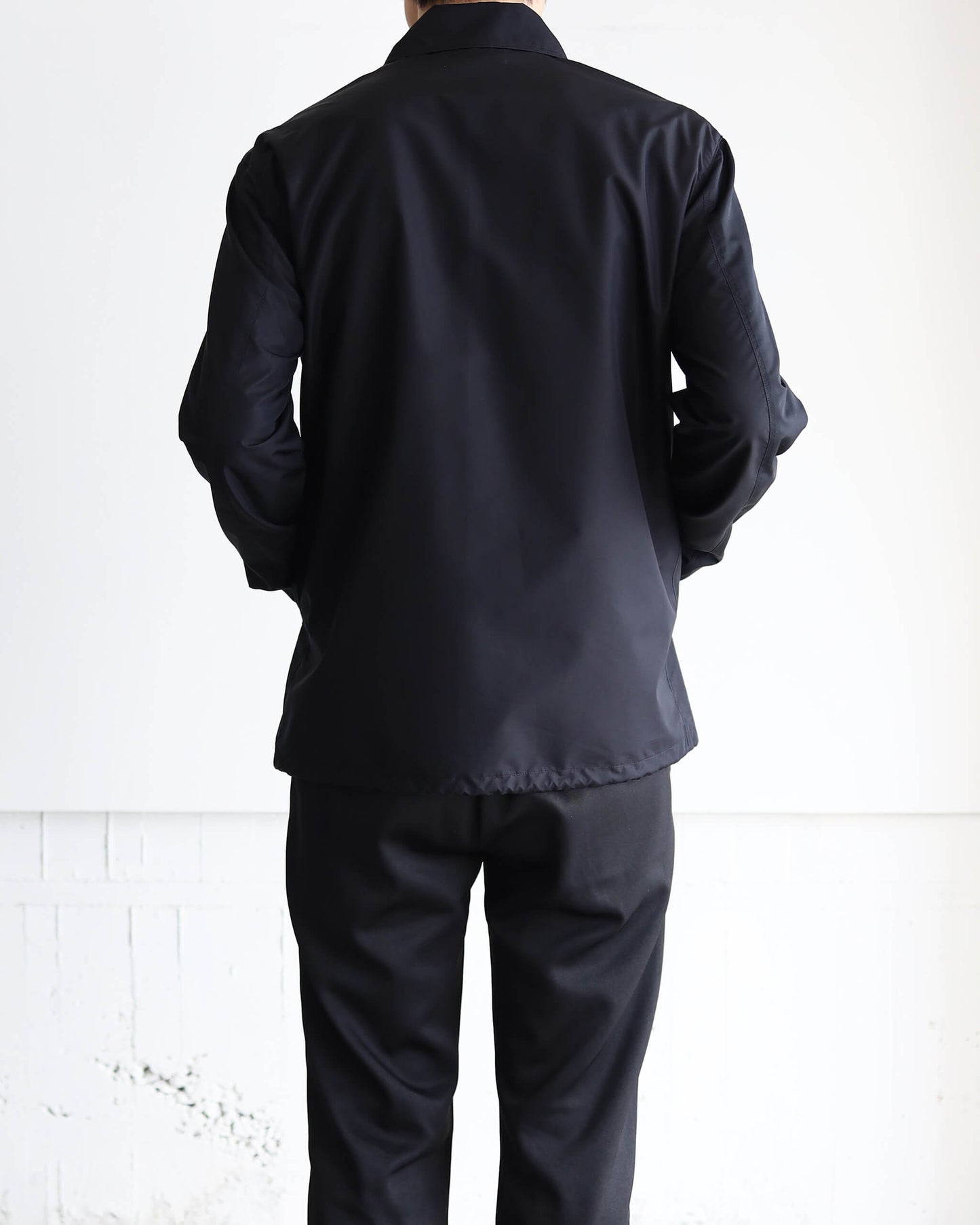 COACH JACKET II EGYPTIAN COTTON × RECYCLE POLYESTER WEATHER-CLOTH "BLACK"