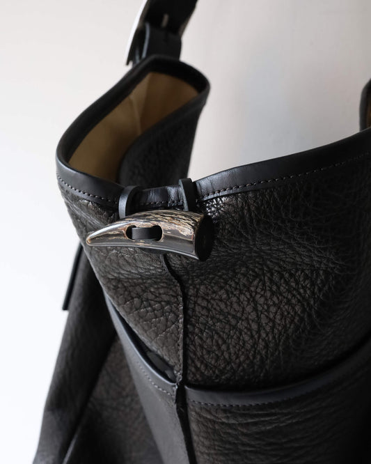 2 Pockets Tote Bag "Black"