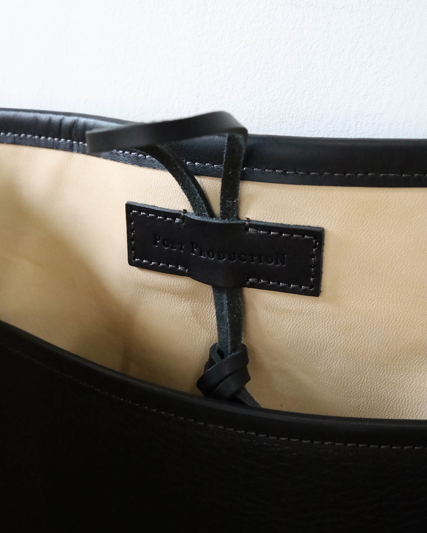 2 Pockets Tote Bag "Black"
