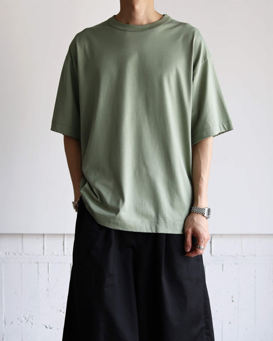 COMFORT FIT Tee GIZA 80/3 KNIT "SAGE"