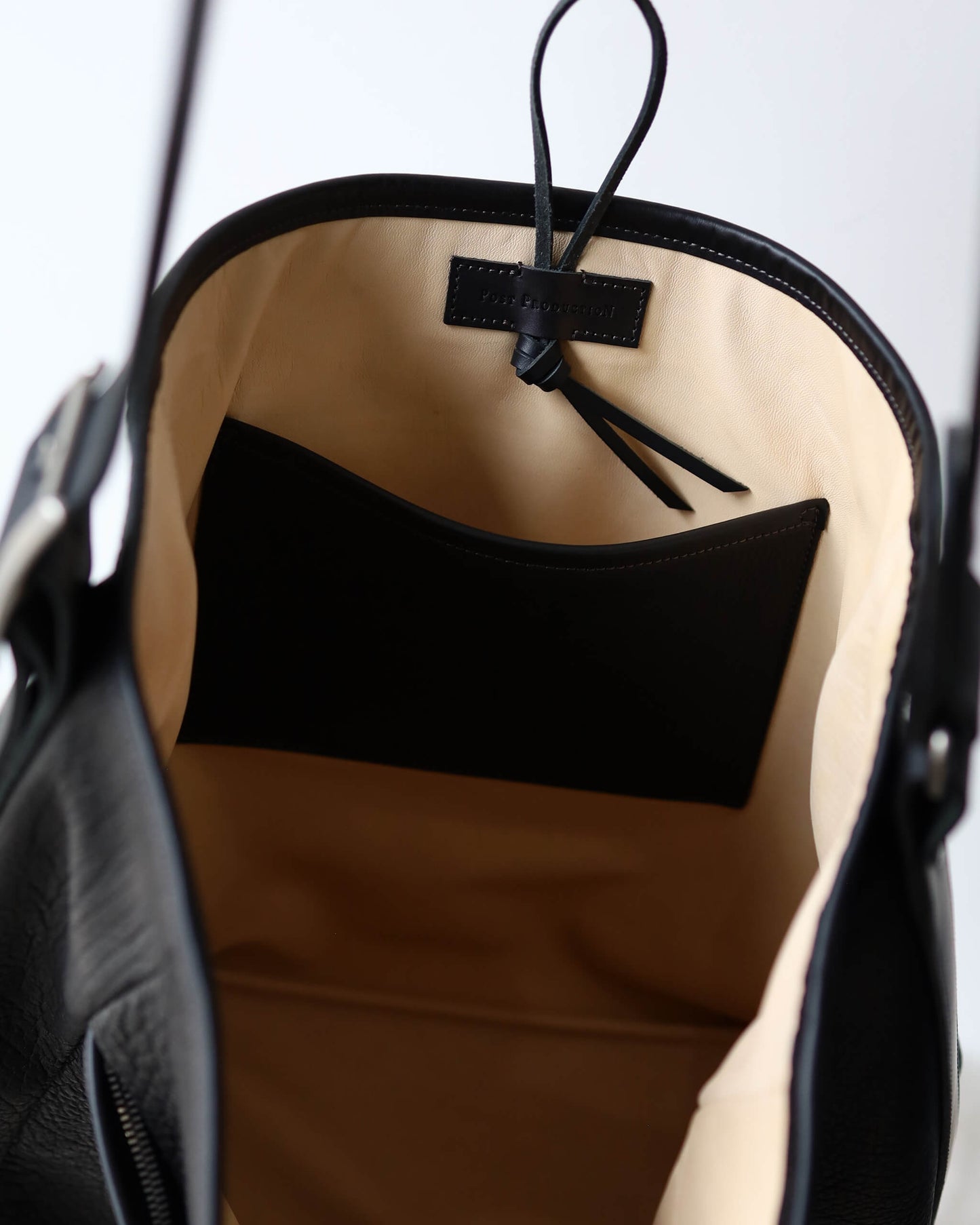 2 Pockets Tote Bag "Black"