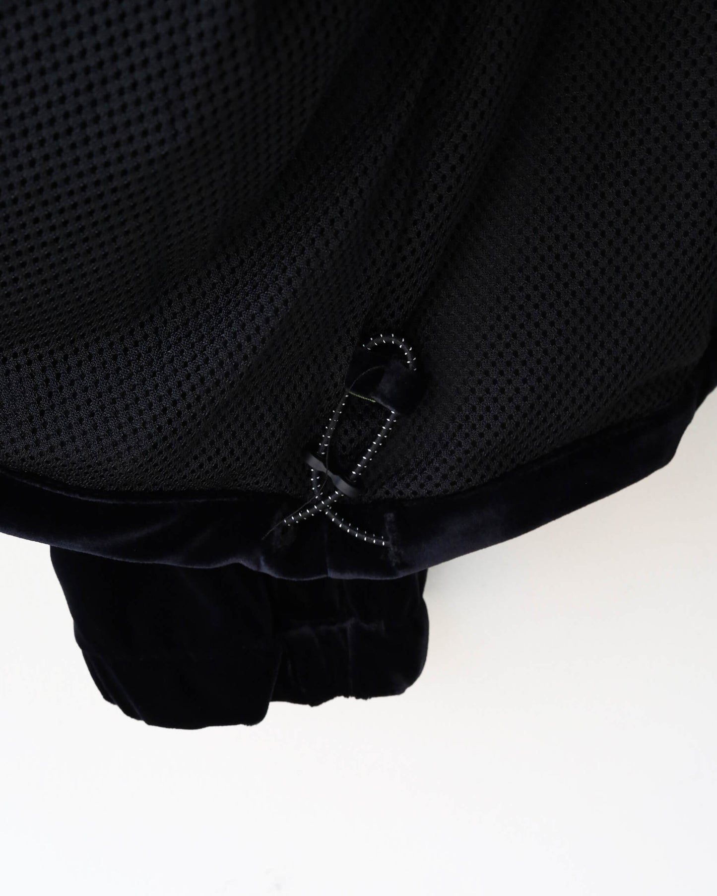 TRACK JACKET VELOURS "BLACK"