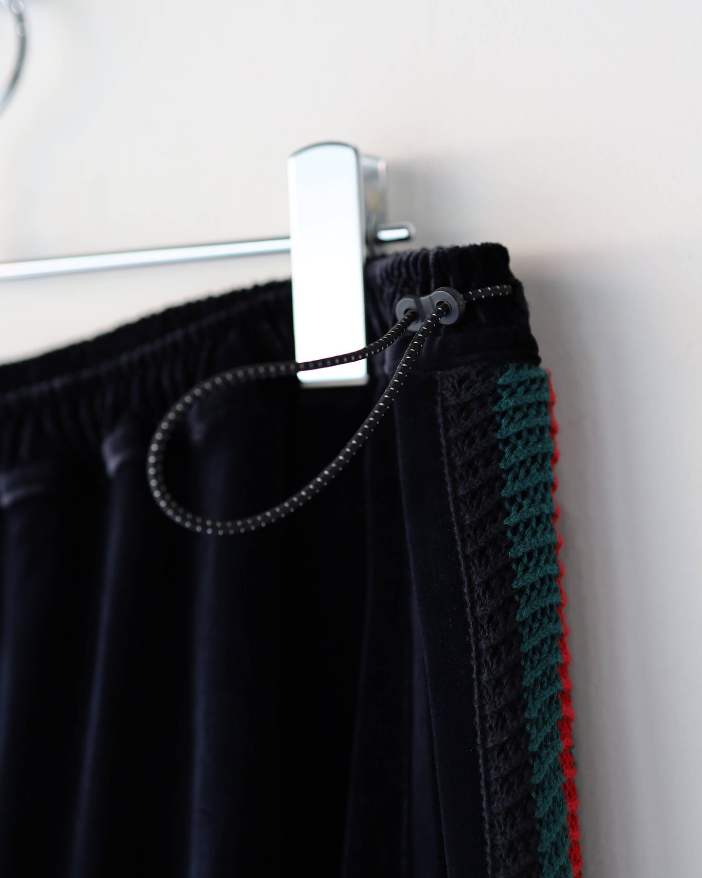 TRACK PANTS VELOURS "BLACK"
