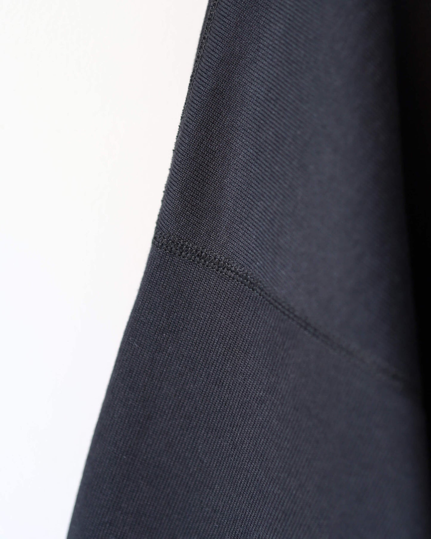 HALF ZIP POLO ORGANIC COTTON HEAVY FLEECE "BLACK"