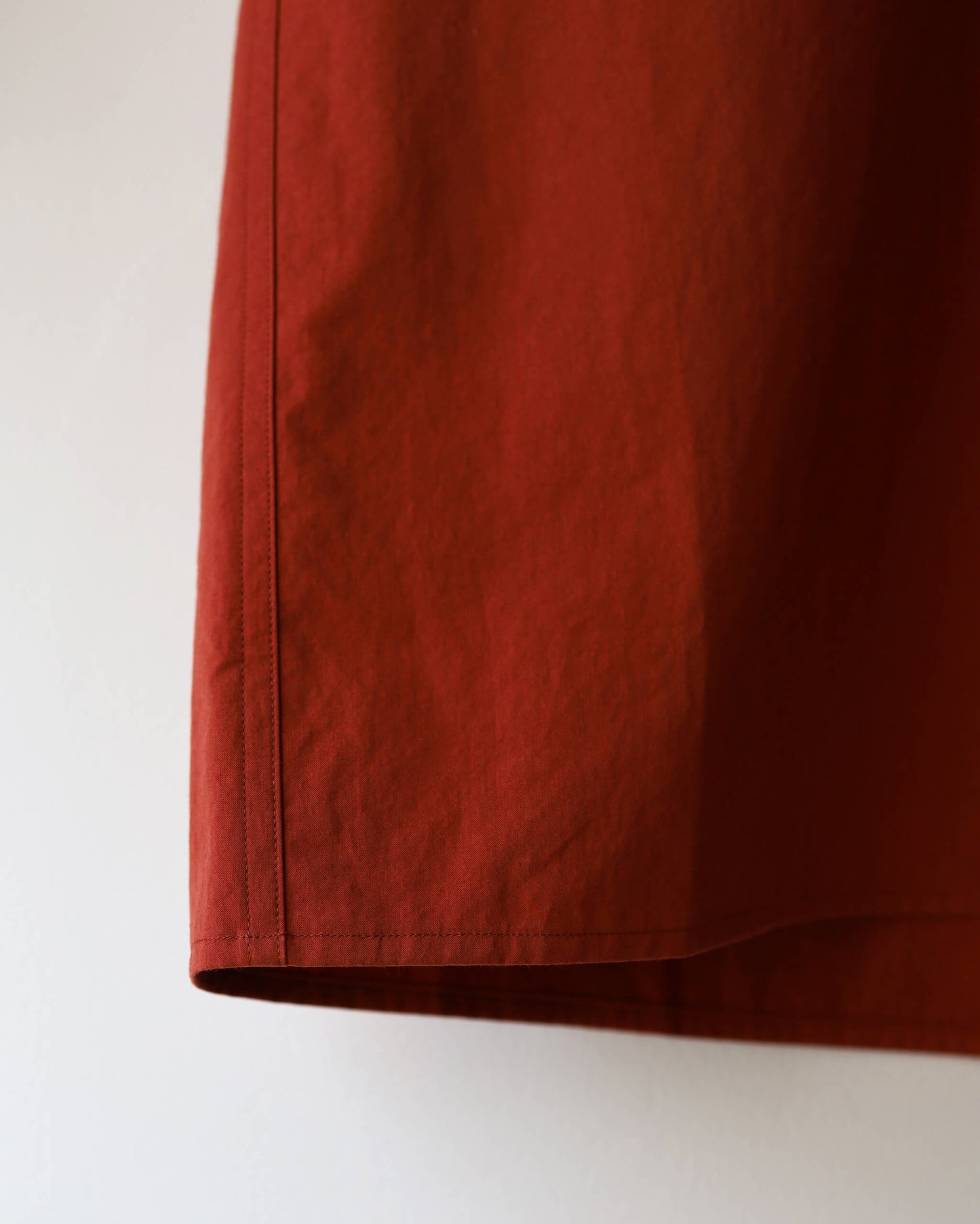 BOX SHIRT "BRICK RED"