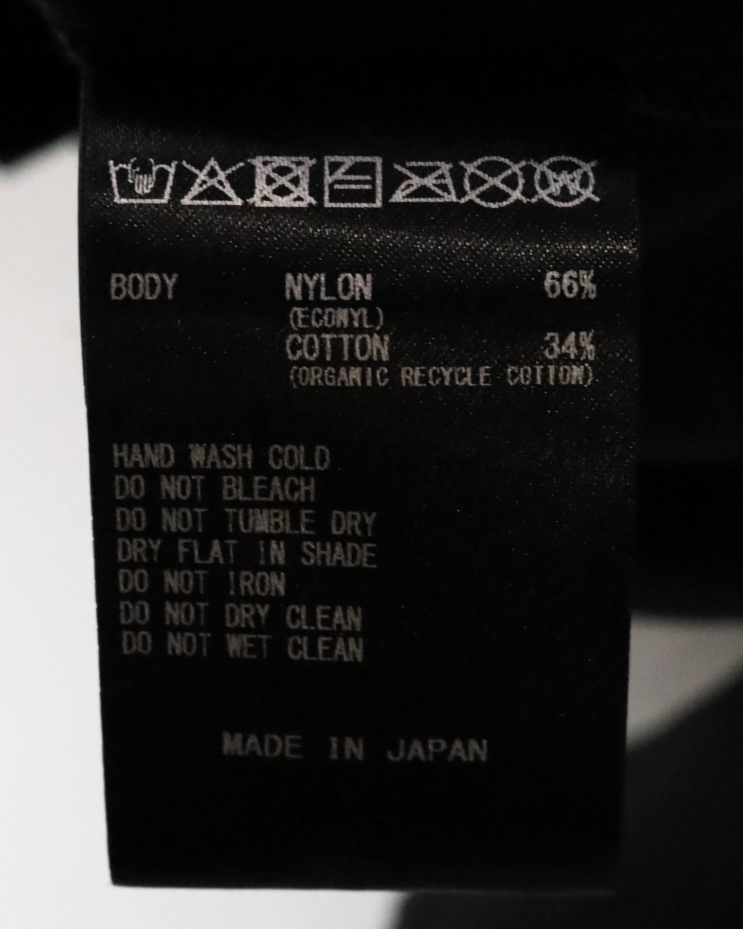 36G ECONYL Embossed Blouson "BLACK"