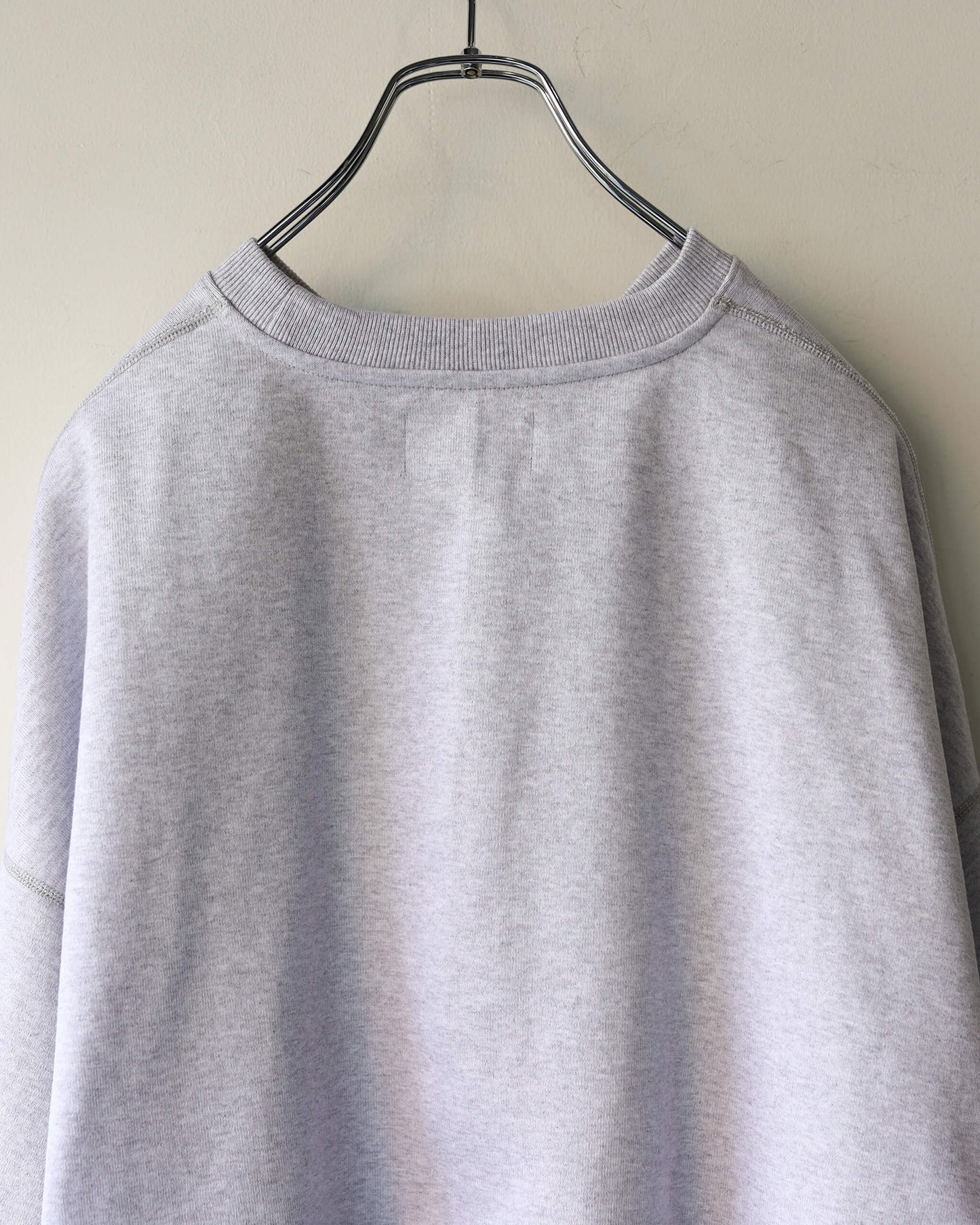HUGE SWEAT SHORT ORGANIC COTTON HEAVY FLEECE "ASH GRAY"