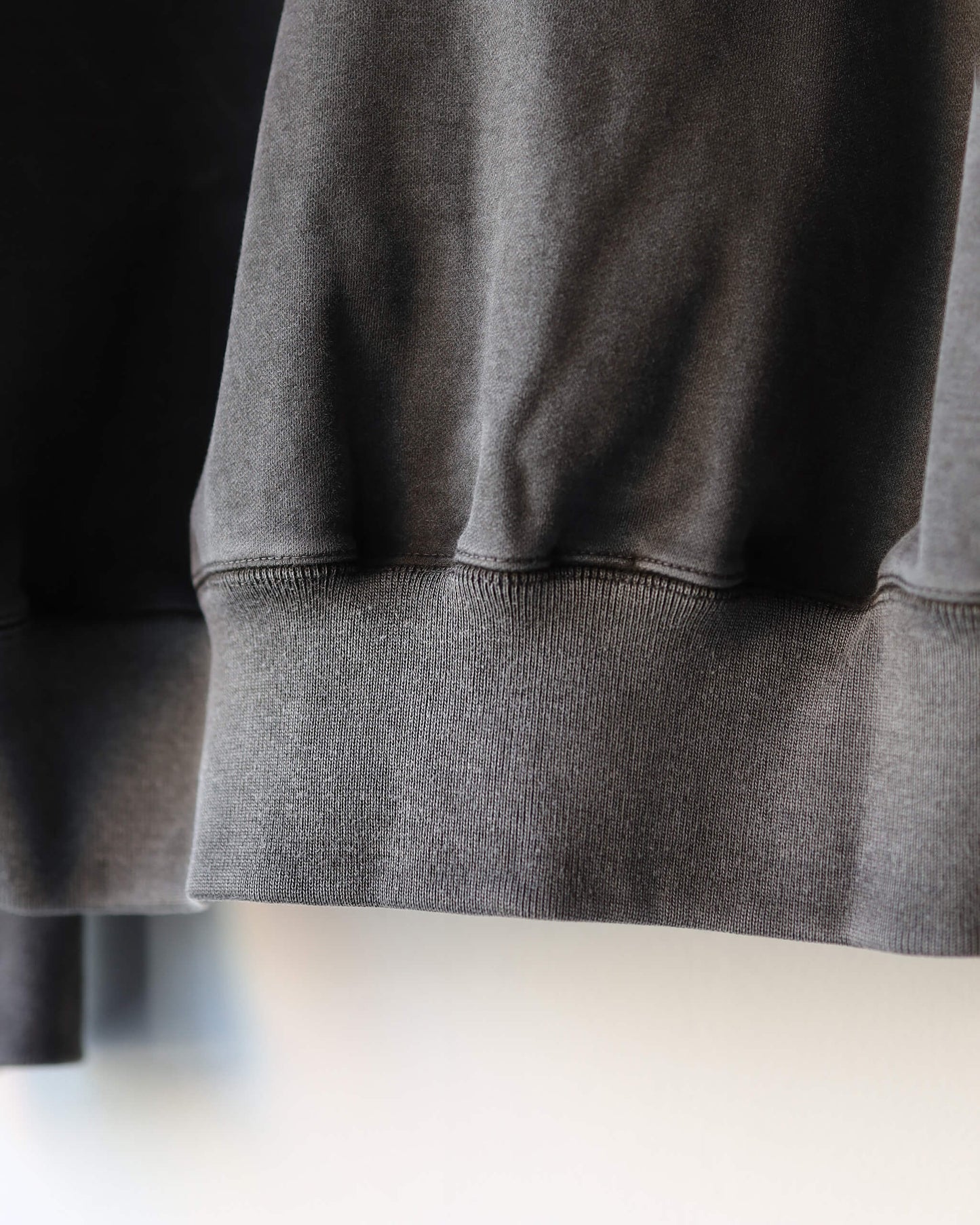 36G Fine Sweat Zip Hoodie "CHARCOAL PIGMENT"