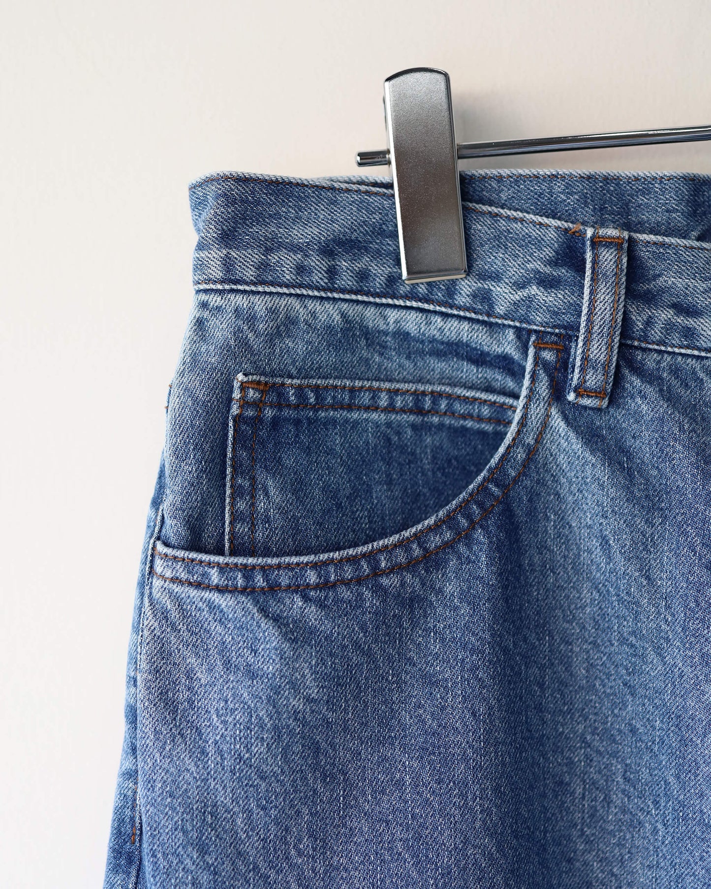 DENIM PANTS (BAGGY) "SAX BLUE"