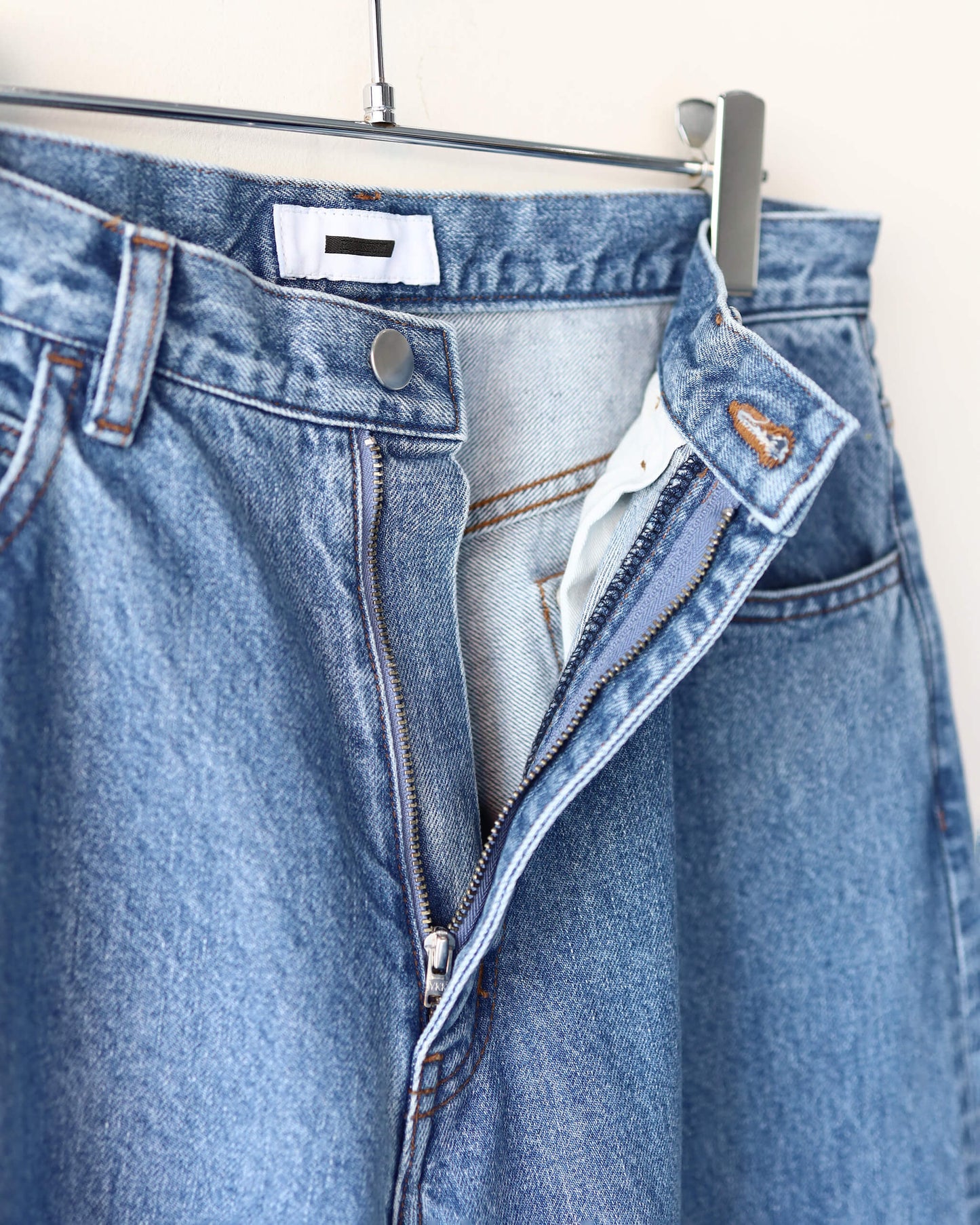 DENIM PANTS (BAGGY) "SAX BLUE"