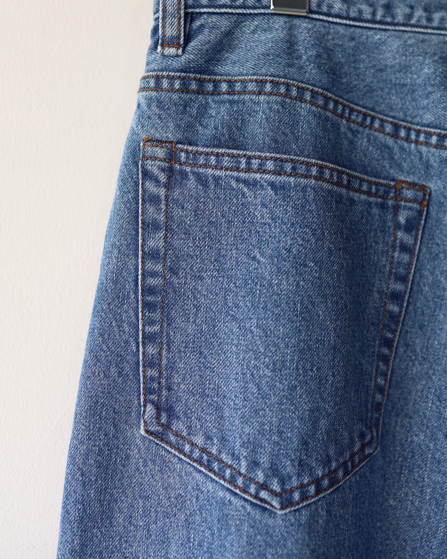 DENIM PANTS (BAGGY) "SAX BLUE"