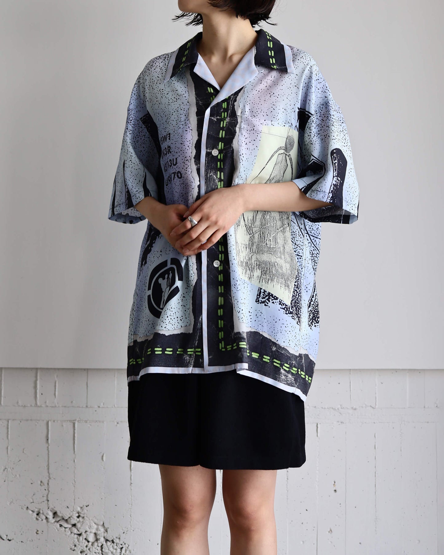 CODE SUMMER SHIRT "SAX"
