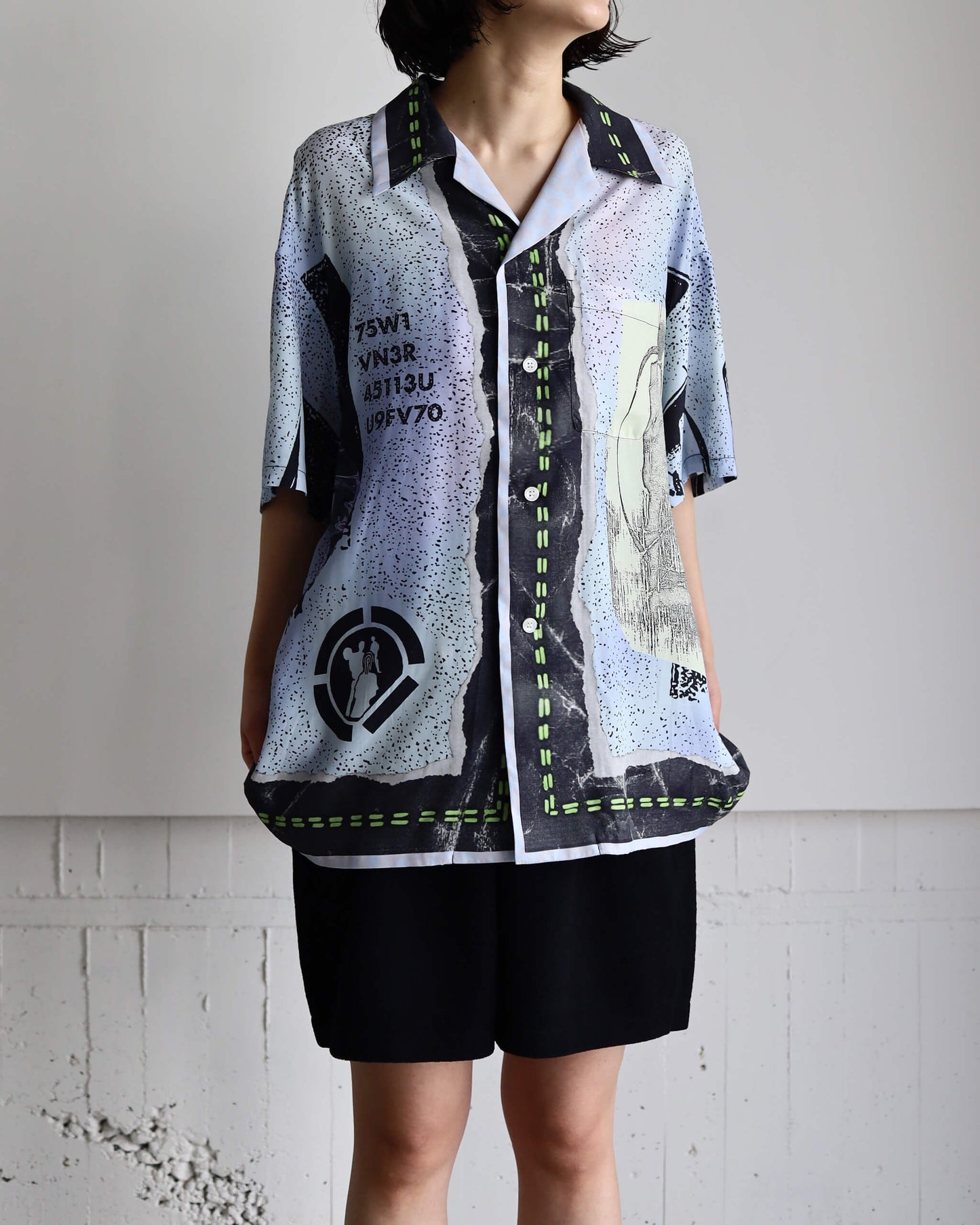 CODE SUMMER SHIRT "SAX"