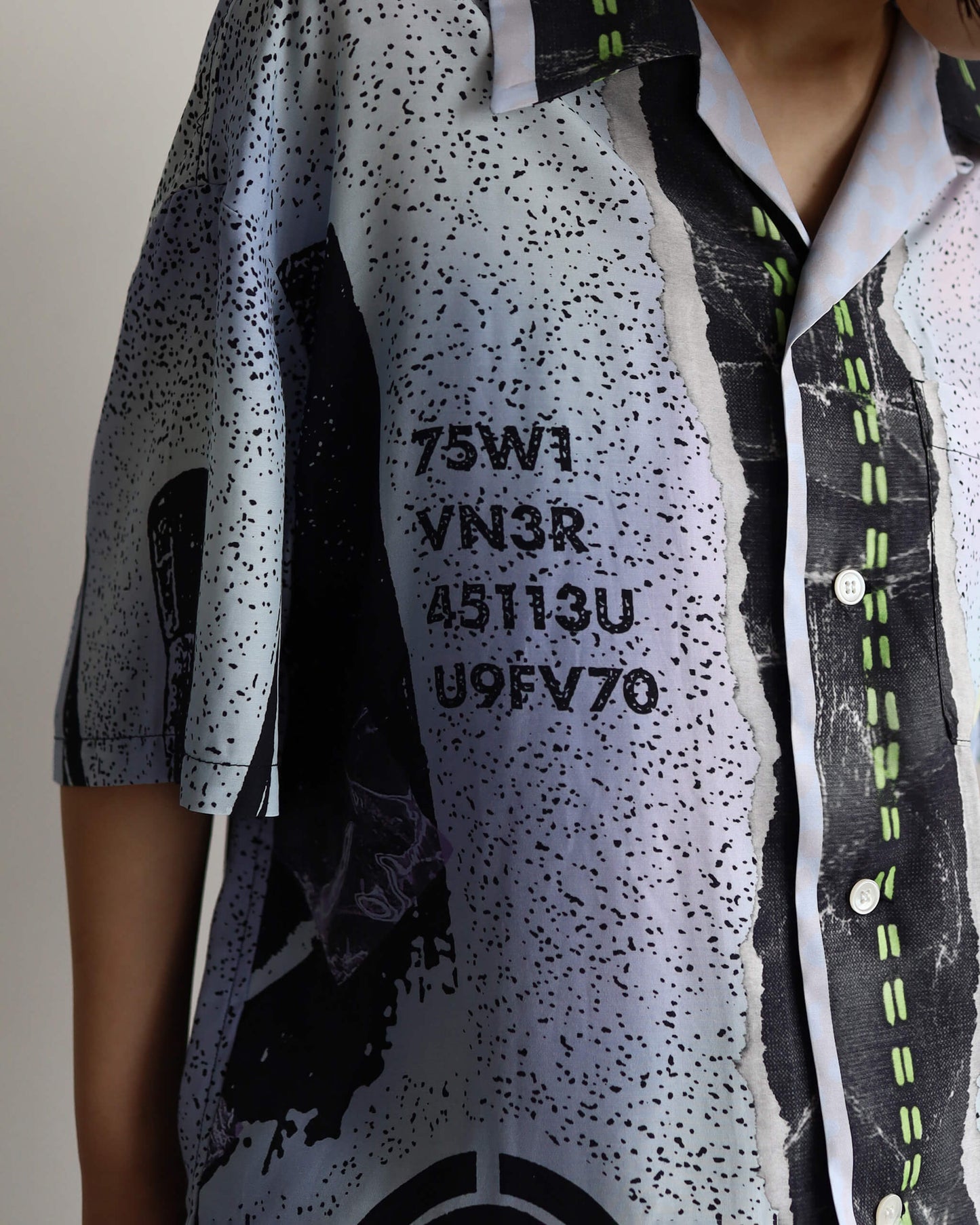 CODE SUMMER SHIRT "SAX"