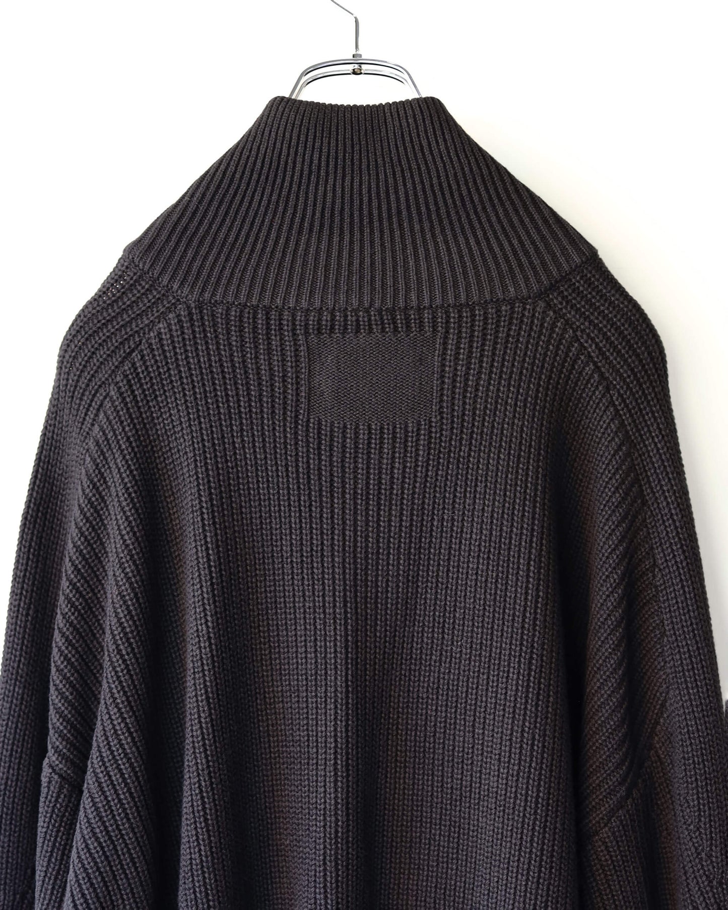 KNIT BLOUSON "BLACK"