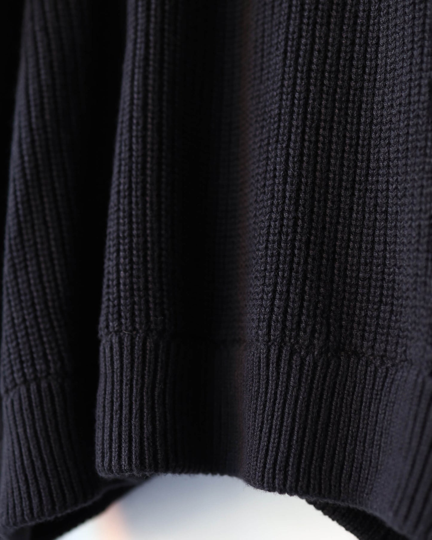 KNIT BLOUSON "BLACK"