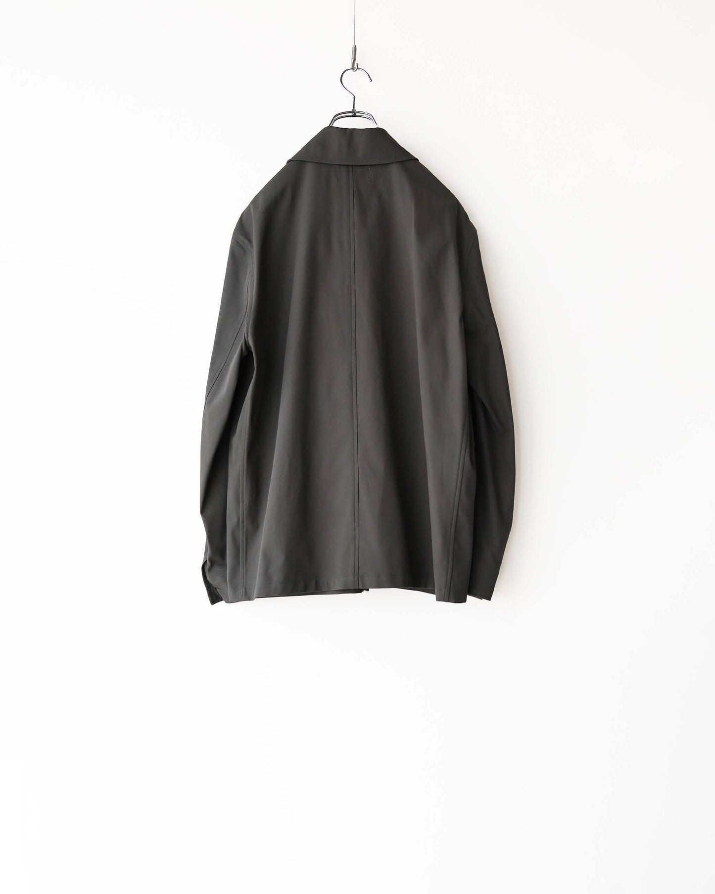 4POCKETS JACKET ORGANIC COTTON VOILE YARN TWILL "DARK OLIVE"