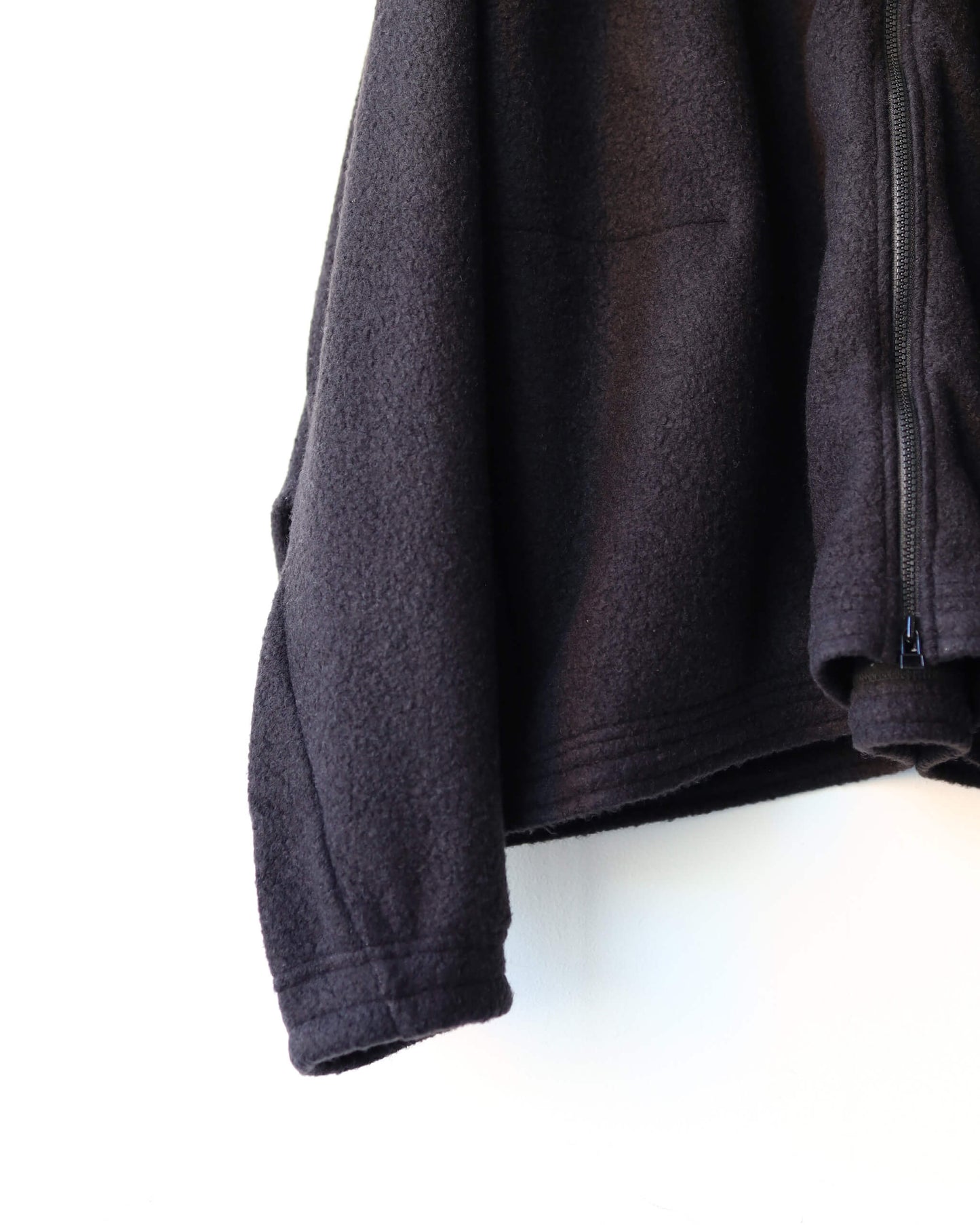FLEECE BLOUSON "BLACK"