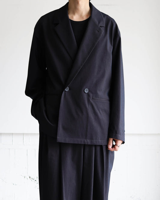46G Solaro Double Jacket "BLACK BROWN"