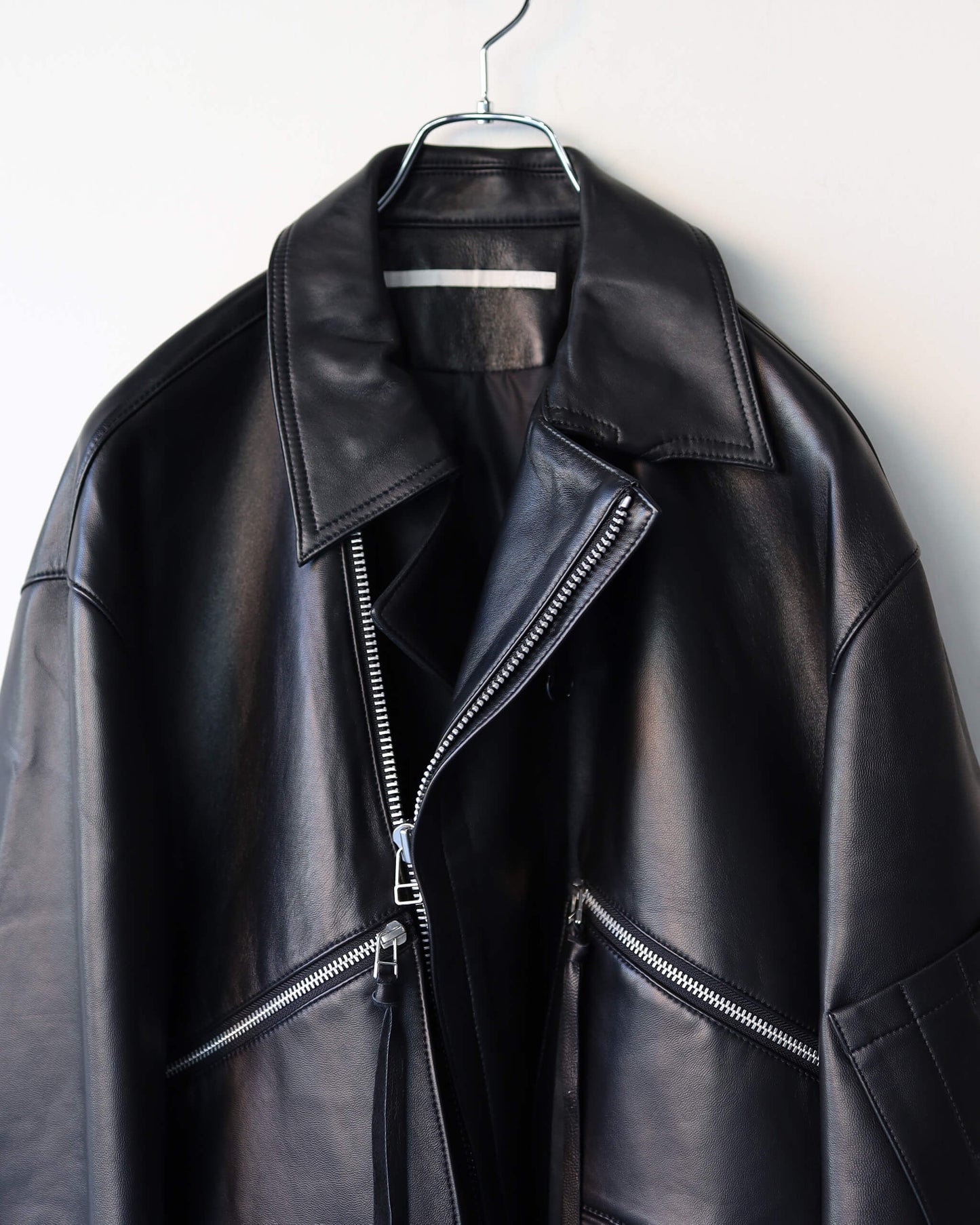 LEATHER MK3 JACKET "Bk"