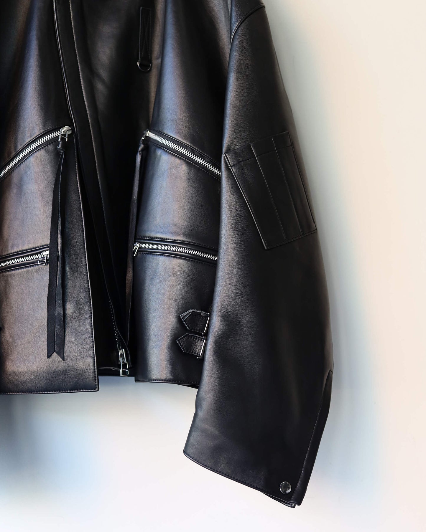 LEATHER MK3 JACKET "Bk"