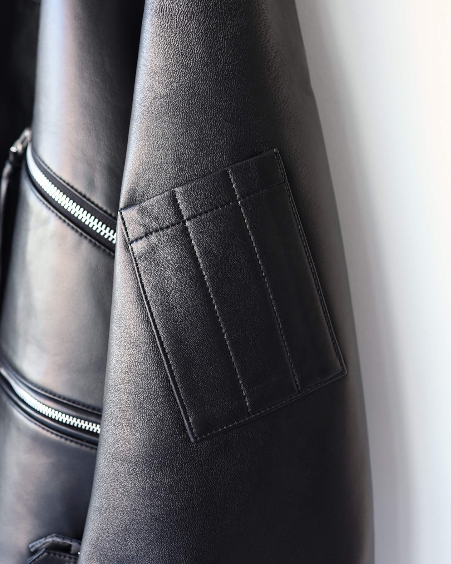 LEATHER MK3 JACKET "Bk"