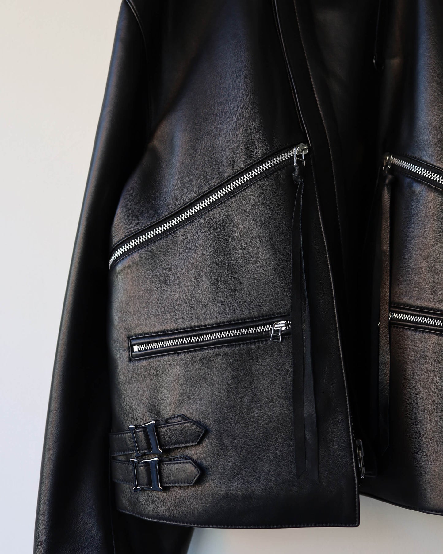 LEATHER MK3 JACKET "Bk"