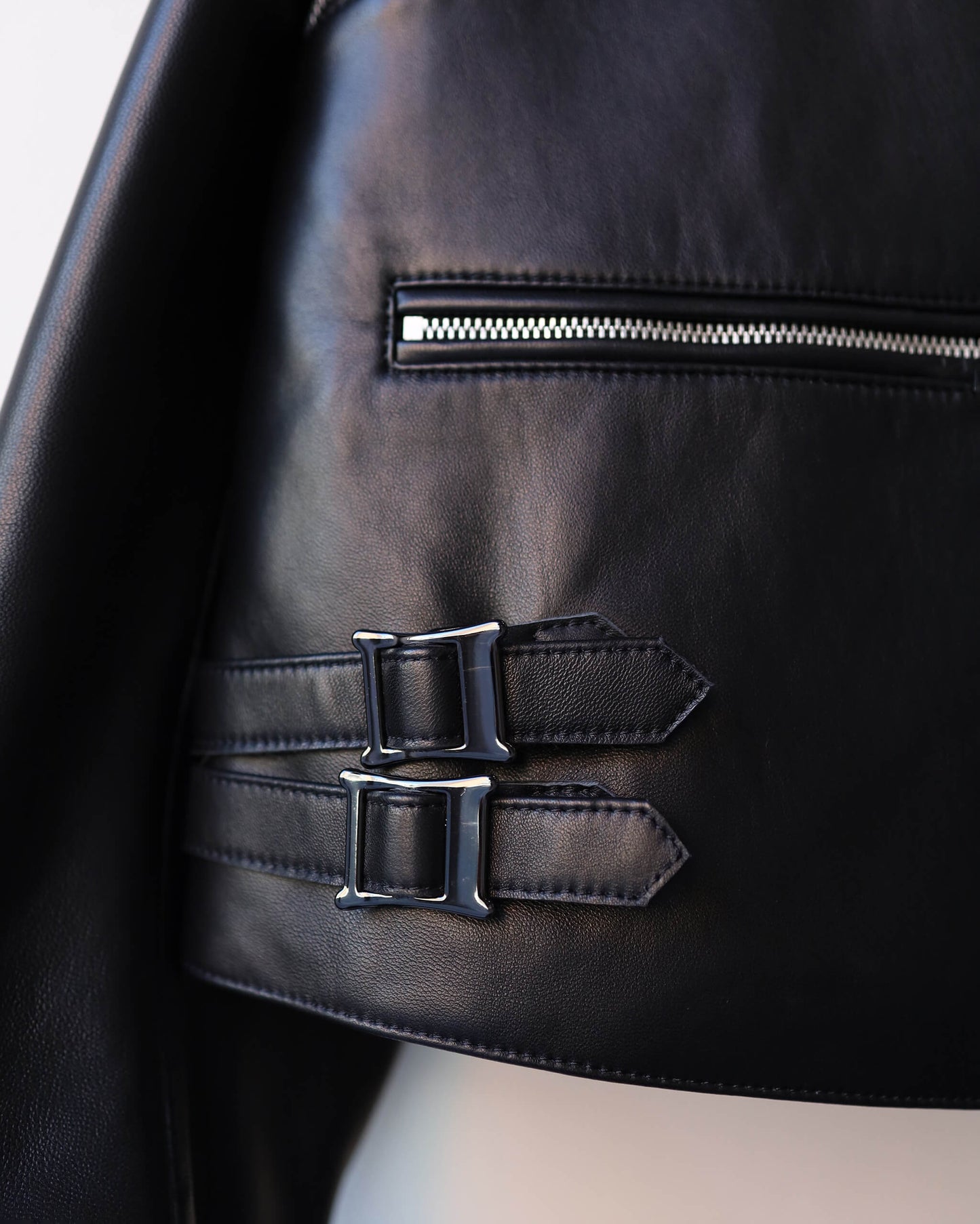 LEATHER MK3 JACKET "Bk"